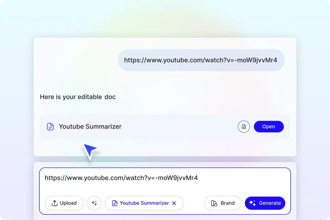 Free AI YouTube Summarizer, Online Video Summary Tool